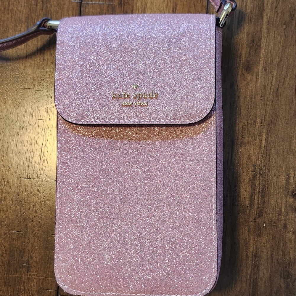 Kate Spade Sparkling Pink Phone Crossbody